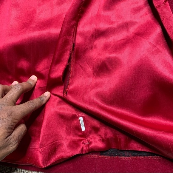 Pendleton Double Breast Peacoat Red Wool Size 12 - Picture 10 of 13